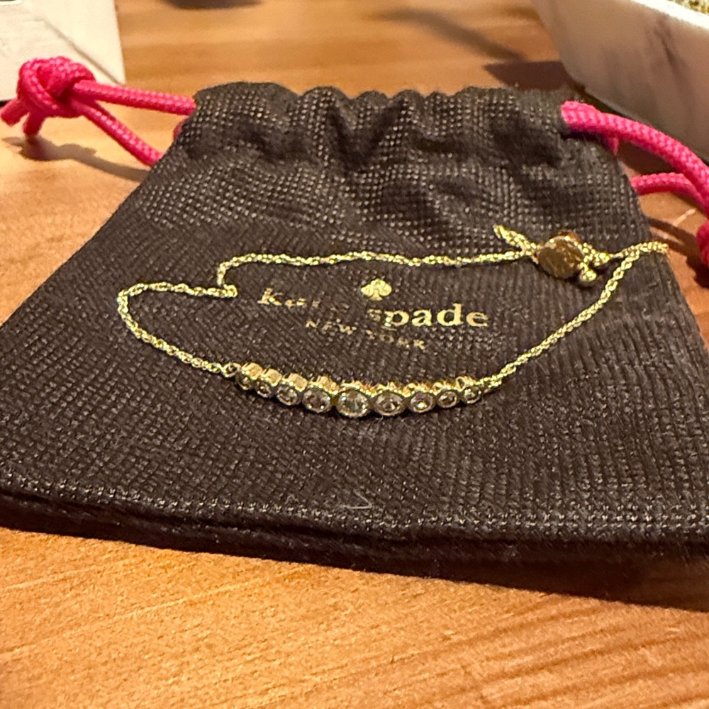 Kate Spade Gold Chain Slider Bracelet